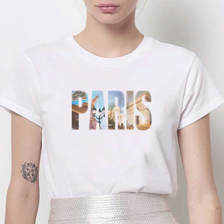 Tricouri Paris - Tricou Dama Paris Caps