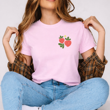 Tricou Dama Roz Strawberry blush [1]