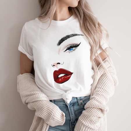Tricouri Beauty - Tricou Dama Sensual Face