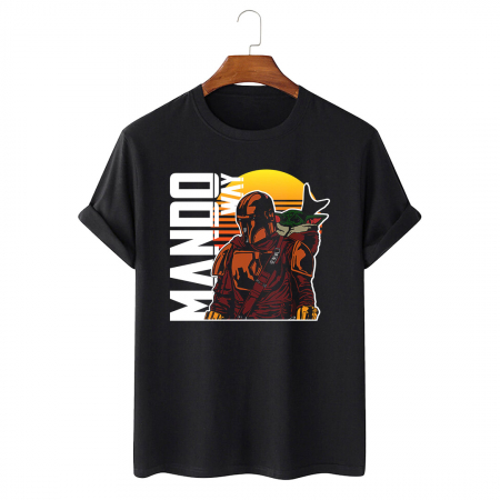 Tricouri Filme&Seriale - Tricou Unisex Negru Mando Way