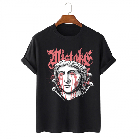 Barbati - Tricou Unisex Negru Mistake