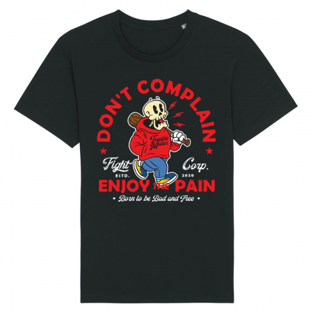Tricouri Skull - Tricou Unisex Negru Enjoy The Pain