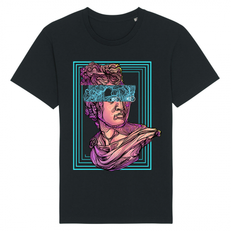 Tricouri Abstract - Tricou Unisex Negru Humanity