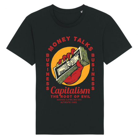 Tricouri Cu Mesaj - Tricou Unisex Negru Money Talks