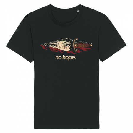 Tricouri Anime - Tricou Unisex Negru No Hope