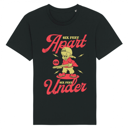 Tricouri Cu Mesaj - Tricou Unisex Negru Six Feet Under