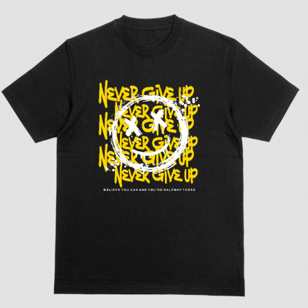 Tricouri Cu Mesaj - Tricou Unisex Negru Believe You