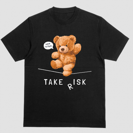 Tricouri Teddy - Tricou Unisex Negru Have no fear