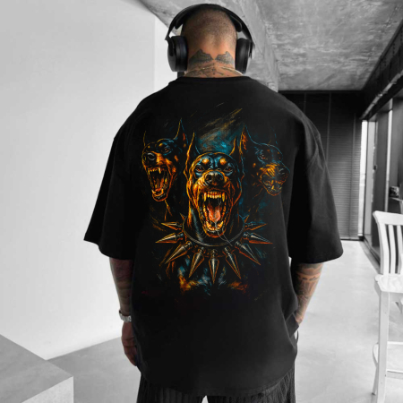 Rap/Hip-Hop - Tricou Negru Oversize Good Boy
