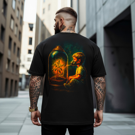 Rap/Hip-Hop - Tricou Negru Oversize Future