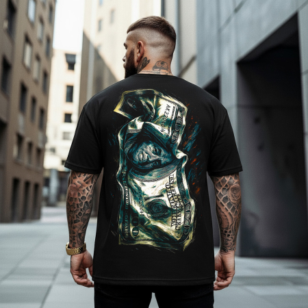 Rap/Hip-Hop - Tricou Negru Oversize The 100