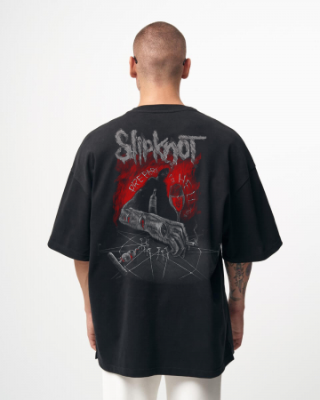 Rock - Tricou Negru Oversize Prepare For Hell