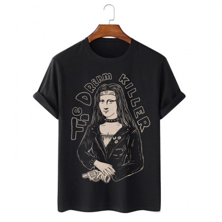 Tricouri Cu Mesaj - Tricou Unisex Negru The Dream Killer
