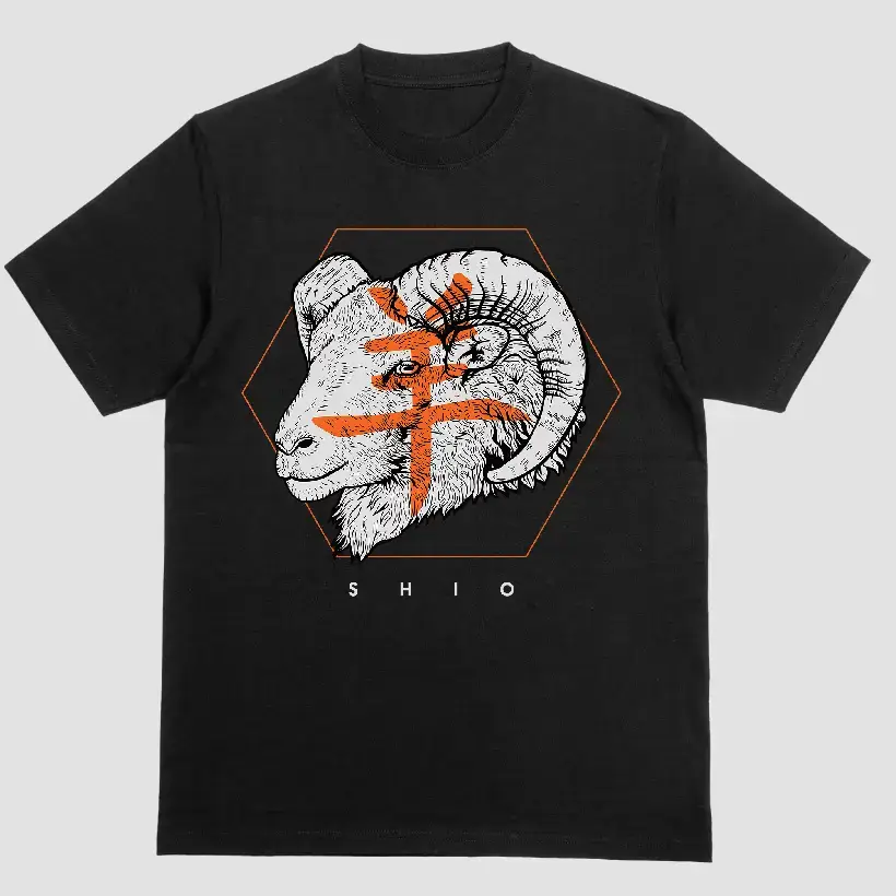 Barbati - Tricou Unisex Negru Shio