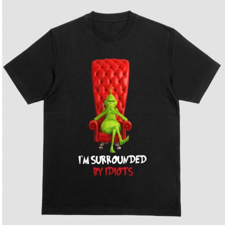 Tricouri X-mas - Tricou Unisex Negru Surrounded