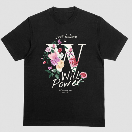 Barbati - Tricou Unisex Negru The Will To Power