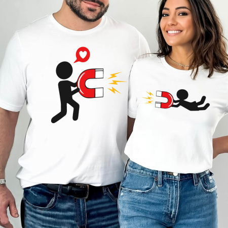 Seturi Cuplu - Tricouri Cuplu Magnetic love