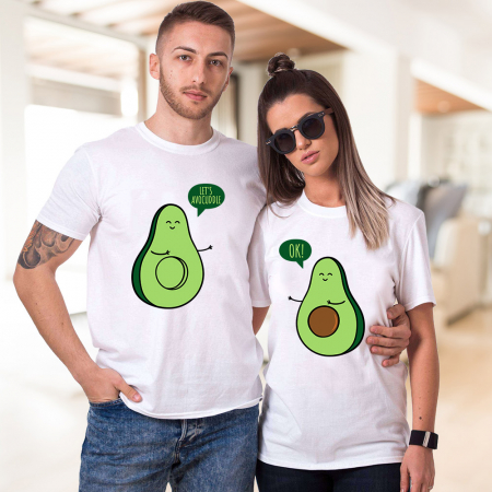 Seturi - Tricouri Cuplu Lets' Avocuddle