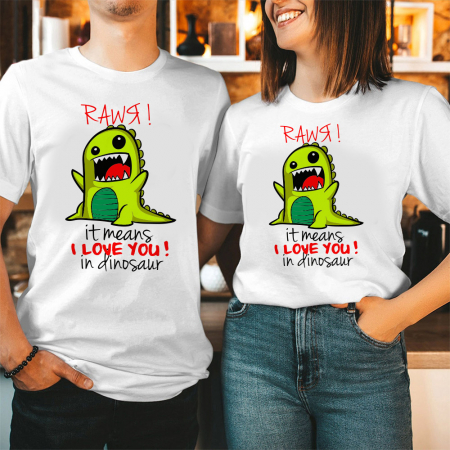 Seturi - Tricouri Cuplu Rawr