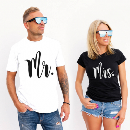 Seturi - Tricouri Cuplu Mr and Mrs