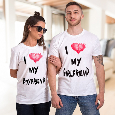 Seturi - Tricouri Cuplu We Love Each Other