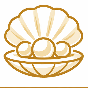 Authentic natural pearls