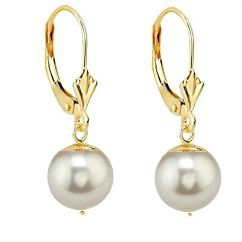 Set Necklace, Bracelet, and Earrings with Natural Japanese Akoya Pearls, AAA Quality, 7.5 - 8 mm, and Yellow Gold [3]