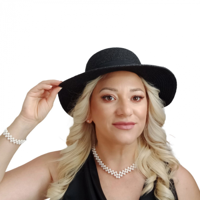 Set "Delicate Beauty" Halskette und Armband mit Weißen Natürlichen Perlen und Silberverschlüssen [5]