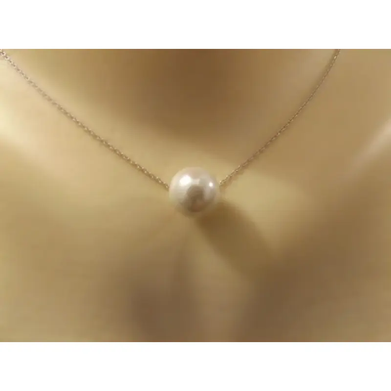 Komplet iz 925 srebra z vrhunskimi naravnimi belimi biseri, 10 mm [3]