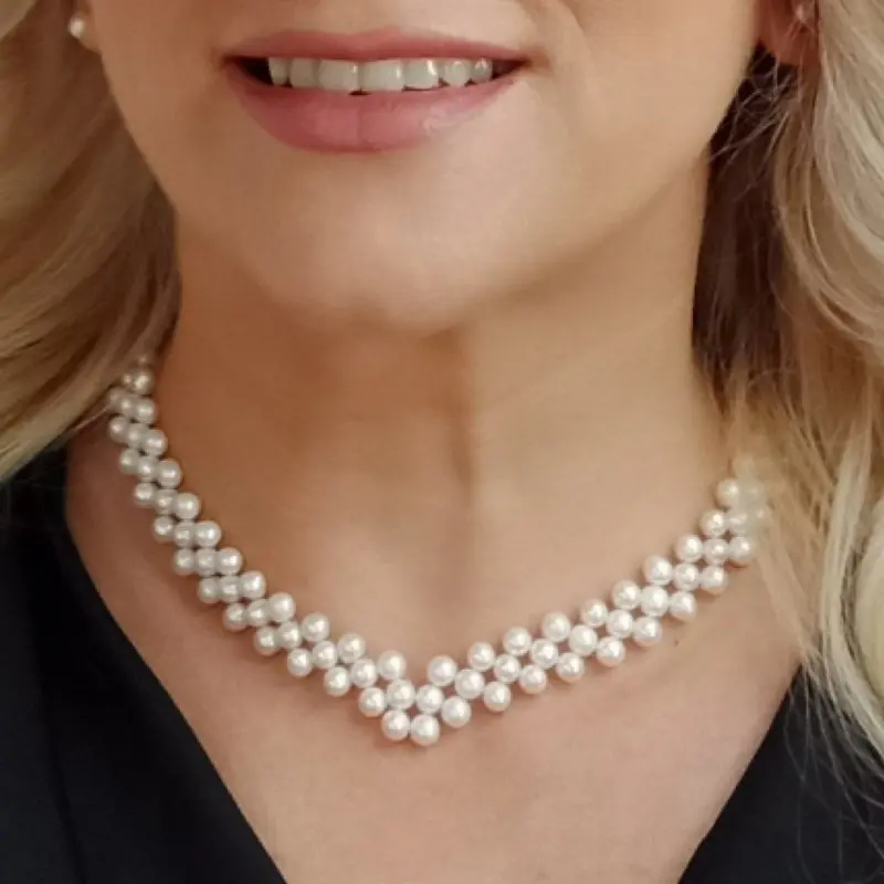 Gifts - necklace-white-pearls-delicate-beauty-5-6mm-925-silver-kaskadda