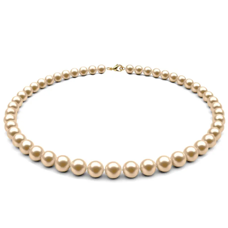 Gifts for Girlfriend - natural-cream-pearl-necklace-7-8mm-14k-gold-clasp-kaskadda