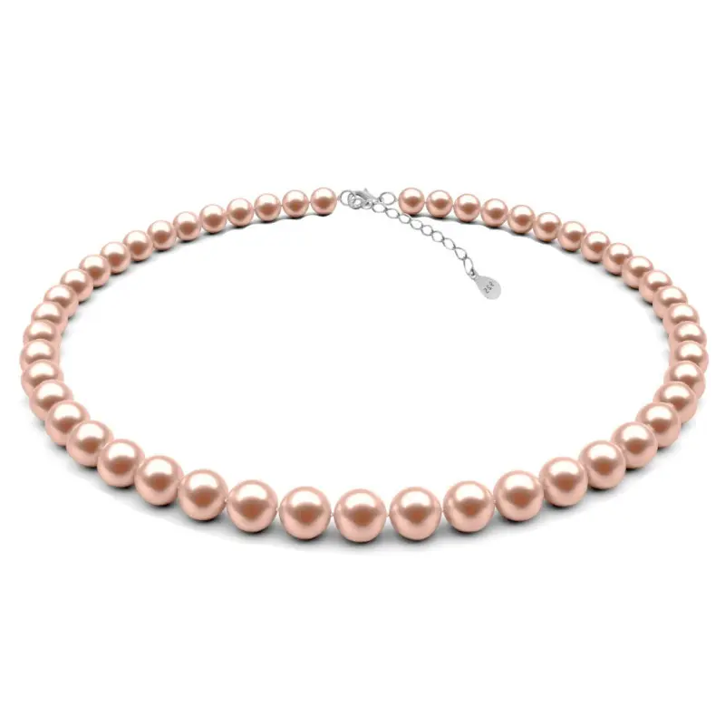 Pearl Necklaces - necklace-natural-lavender-pearls-7-8mm-round-925-silver-kaskadda