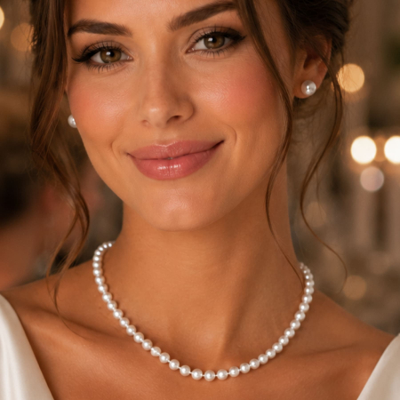 Small Pearl Necklaces - japanese-akoya-pearl-necklace-5-5-6mm-spherical-14k-yellow-gold-clasp-kaskadda