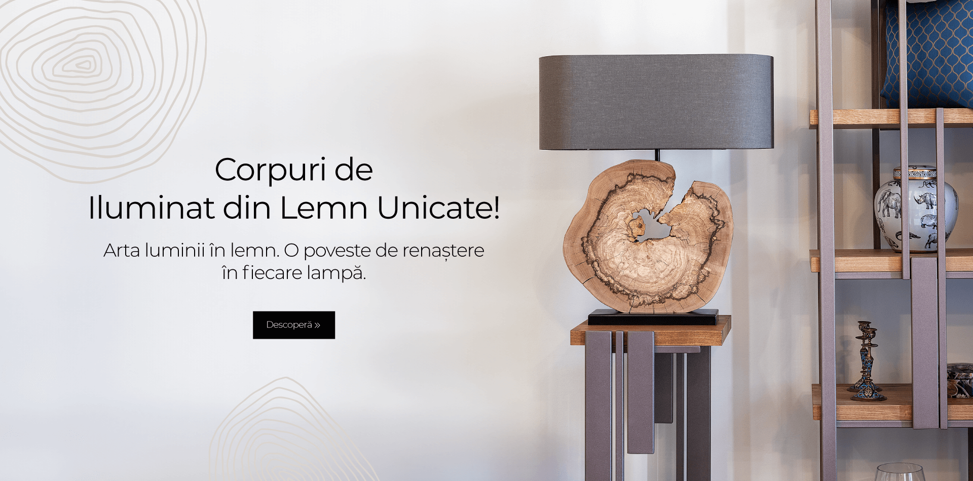 Corpuri de iluminat din Lemn