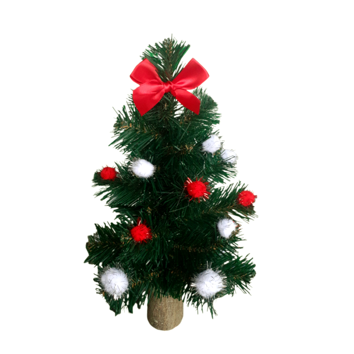 Bradut artificial de Craciun verde 30 cm [10]