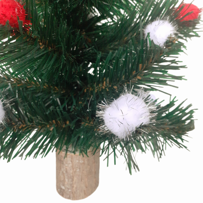 Bradut artificial de Craciun verde 30 cm [3]