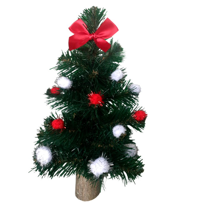 Bradut artificial de Craciun verde 30 cm [1]