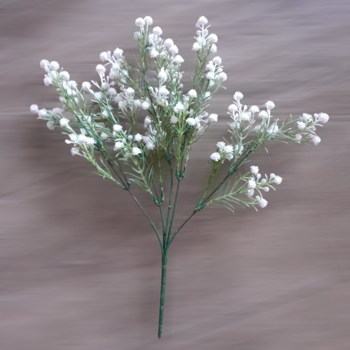 Buchet flori artificiale albe mici 30 cm [5]