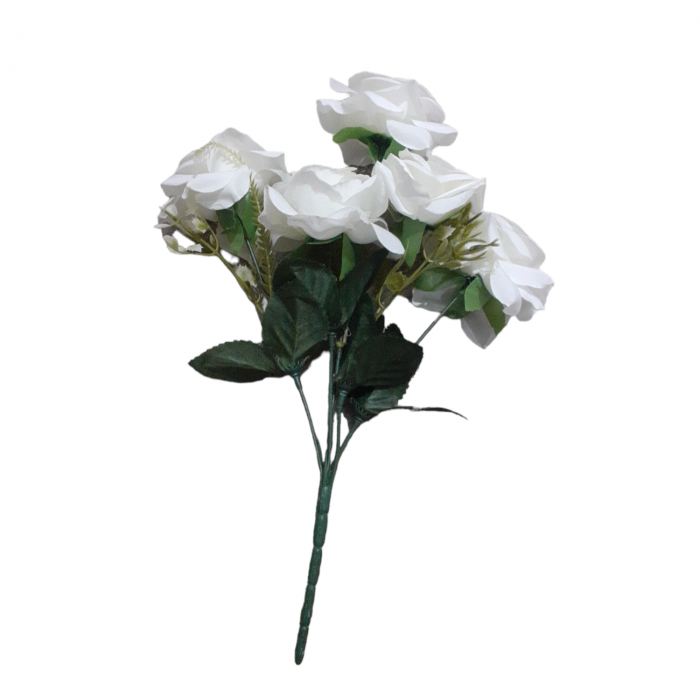 Buchet trandafiri alb 30 cm_2 [3]