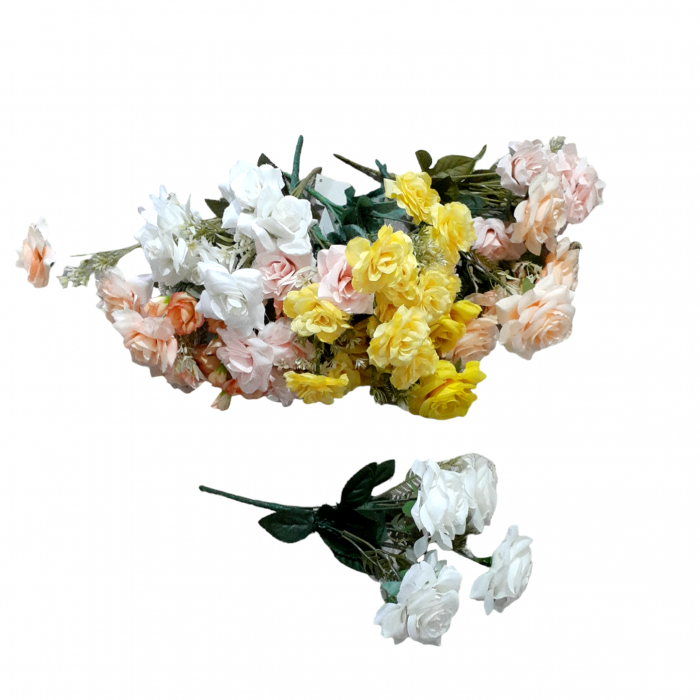 Buchet trandafiri alb 30 cm_2 [4]