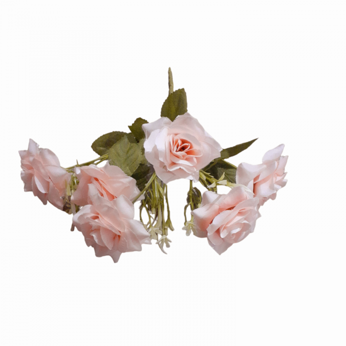 Buchet trandafiri alb 30 cm_2 [4]