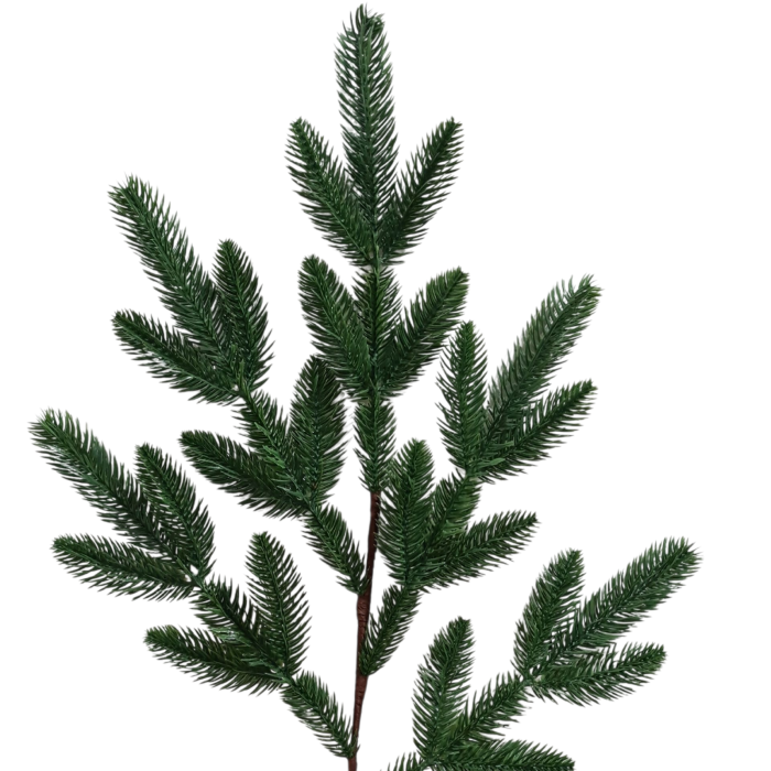 Crenguta decorativa pentru Craciun cu brad artificial, 76 cm, 5 ramuri [1]