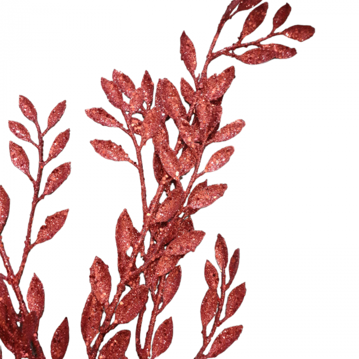 Crenguta artificiala cu frunze mici, rosu_1 [3]