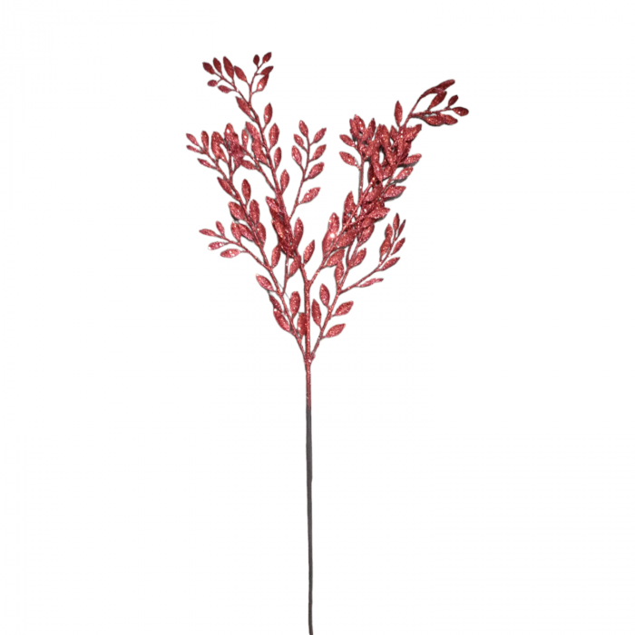 Crenguta artificiala cu frunze mici, rosu_1 [2]