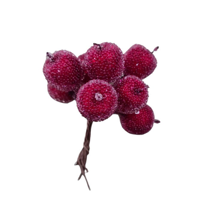 Decor merișoare inghetate 6cm [2]