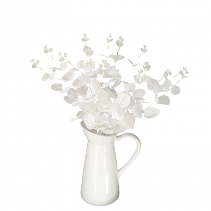 Eucalipt artificial frunze alb_ 48 cm [8]
