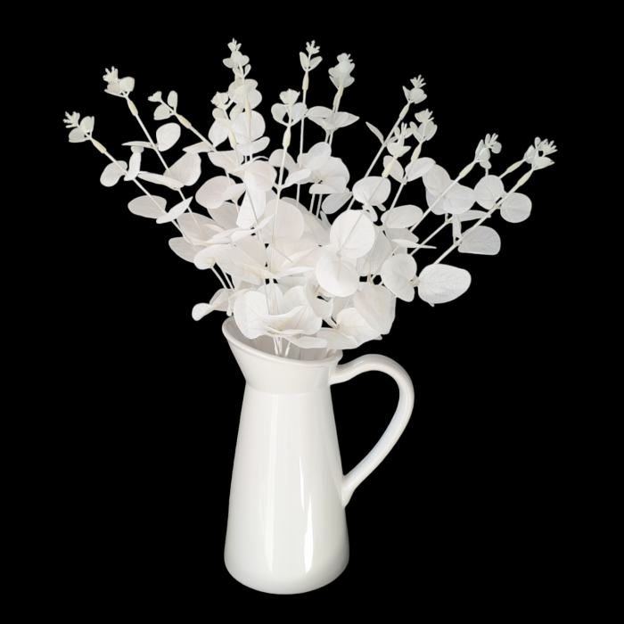 Eucalipt artificial frunze alb_ 48 cm [9]