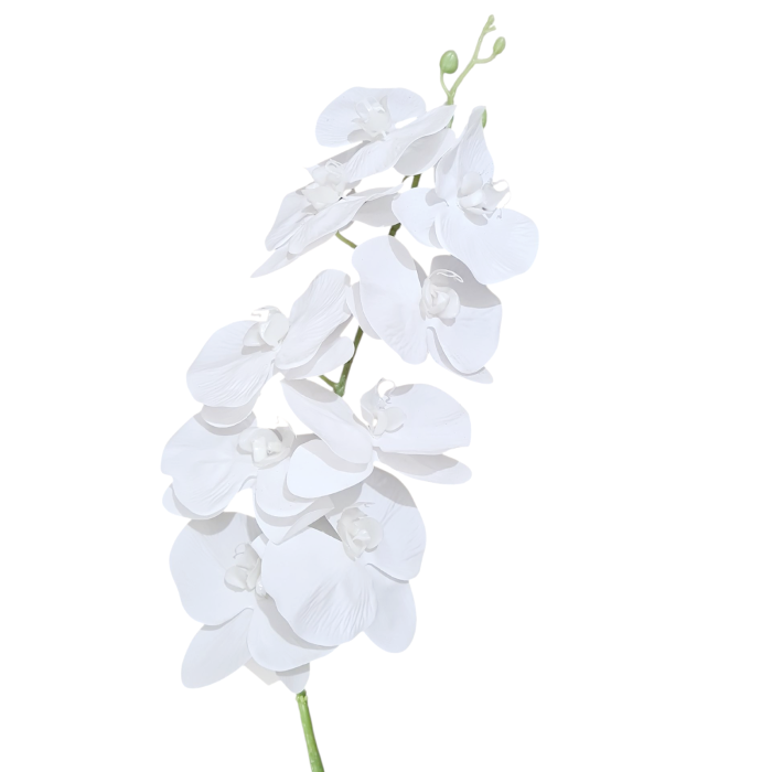 Fir orhidee decorativa alba, 95 cm [3]