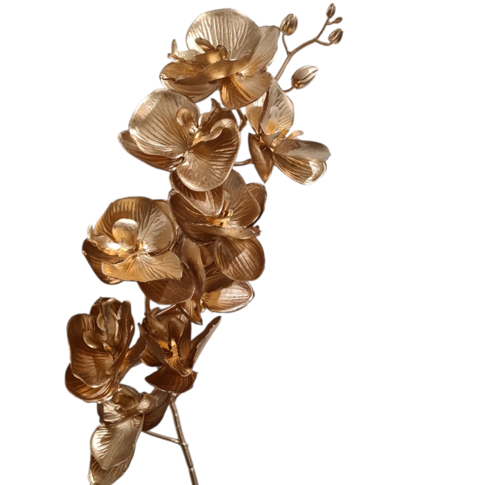 Fir orhidee decorativa auriu_95 cm [6]