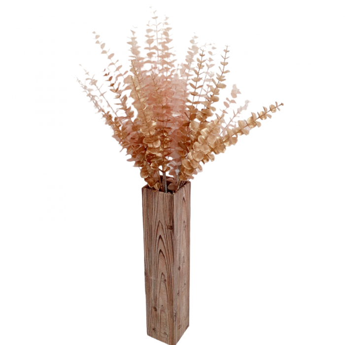 Frunze artificiale roz pal sidefat 85 cm [5]